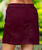Pomegranate Dyed Seaside Twill Skirt