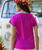 Lehua Quilt - Berry Short Sleeve Scoop Neck T-Shirt