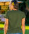 Kaena Sunrise - Olive Dyed Short Sleeve Crewneck T-Shirt