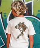Shark Slayer Legend - Coconut Dyed Short Sleeve Crewneck T-Shirt