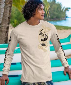 Discovery Channel Mano Current - Coconut Dyed Long Sleeve Crewneck T-Shirt