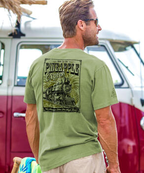 Pineapple Express - Hemp Dyed Short Sleeve Crewneck T-Shirt