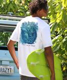 Blue Kraken - White Short Sleeve Crewneck T-Shirt