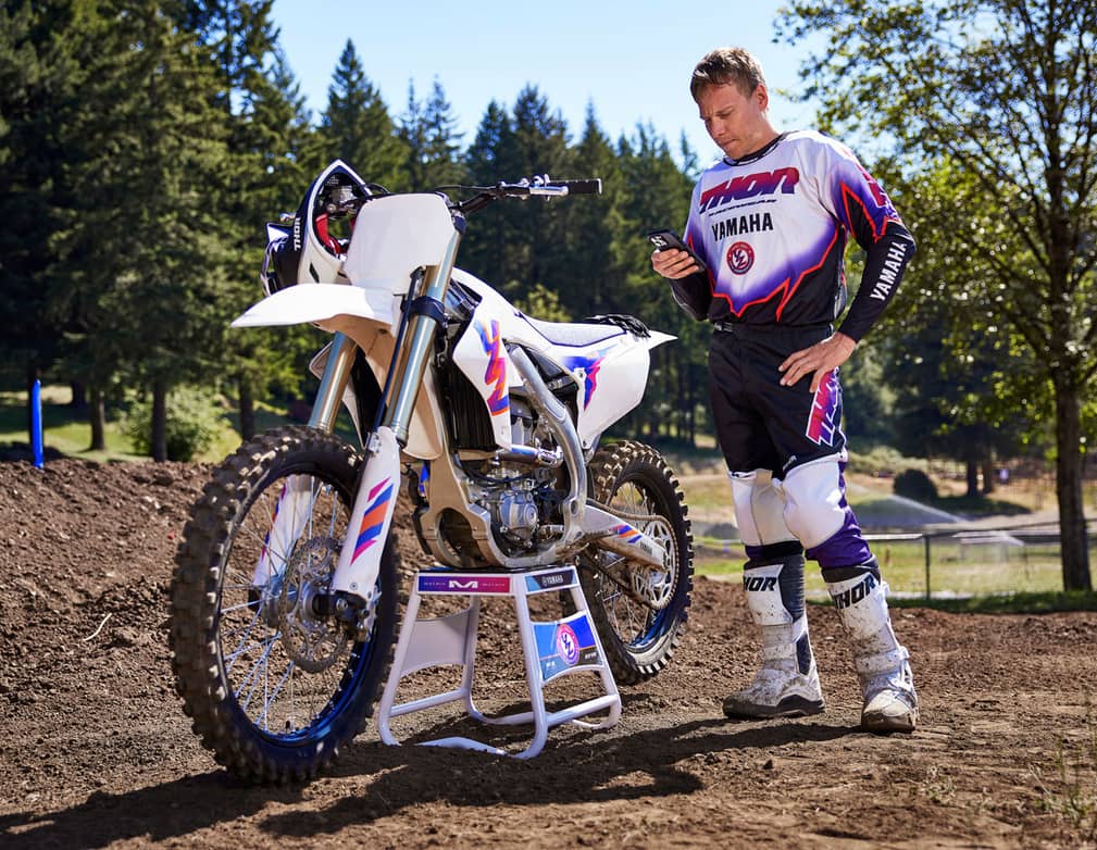 Action image of 2024 YZ250F